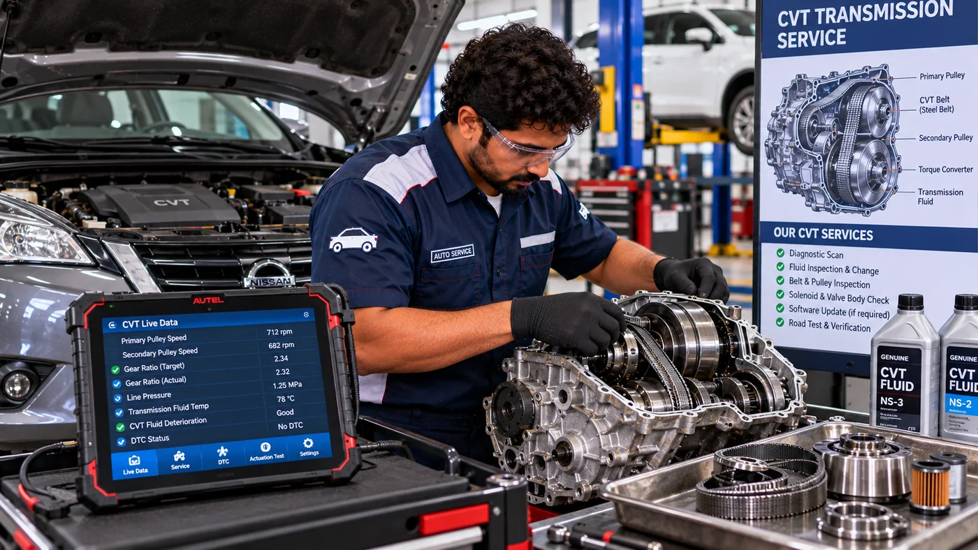 Automatic transmission specialist service
