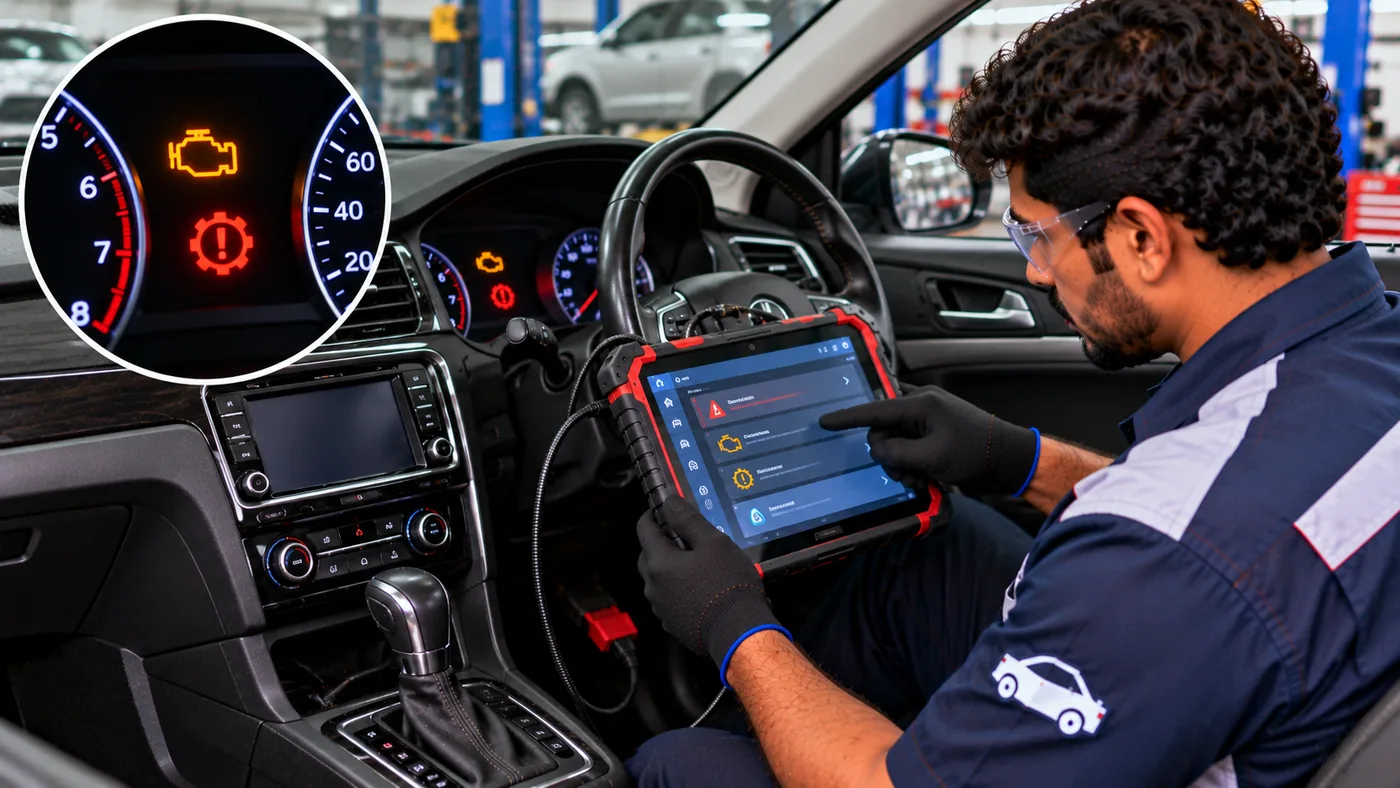 OBD fault-code diagnosis with scan tool